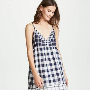 Lee Mathews "Nellie" Midi Shift Dress, %100 Linen, Like New, Sz 2 (8-10) US